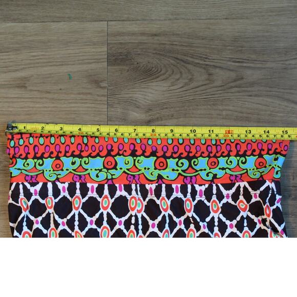 Trina Turk Venice Beach Wide Leg Pants Geometric Print Multicolor Size M - Picture 5 of 6